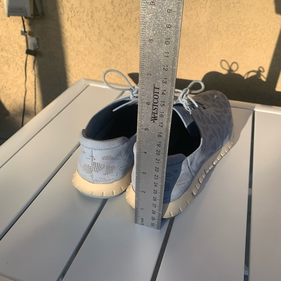 Cole Haan zero grand baby blue leather sneakers perforated size 10B - Picture 5 of 13